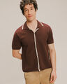 Polo Fit Relax De Punto,CAFE